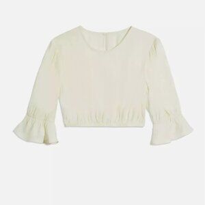 WeWoreWhat Long Sleeve Crop Top